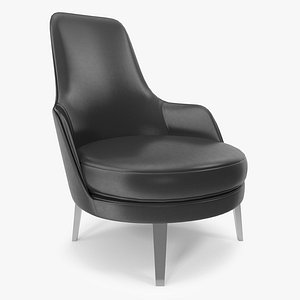 armchair leather 3d max