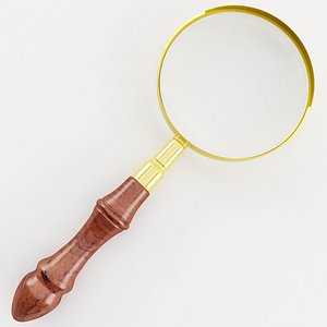 magnifying glass 3D model