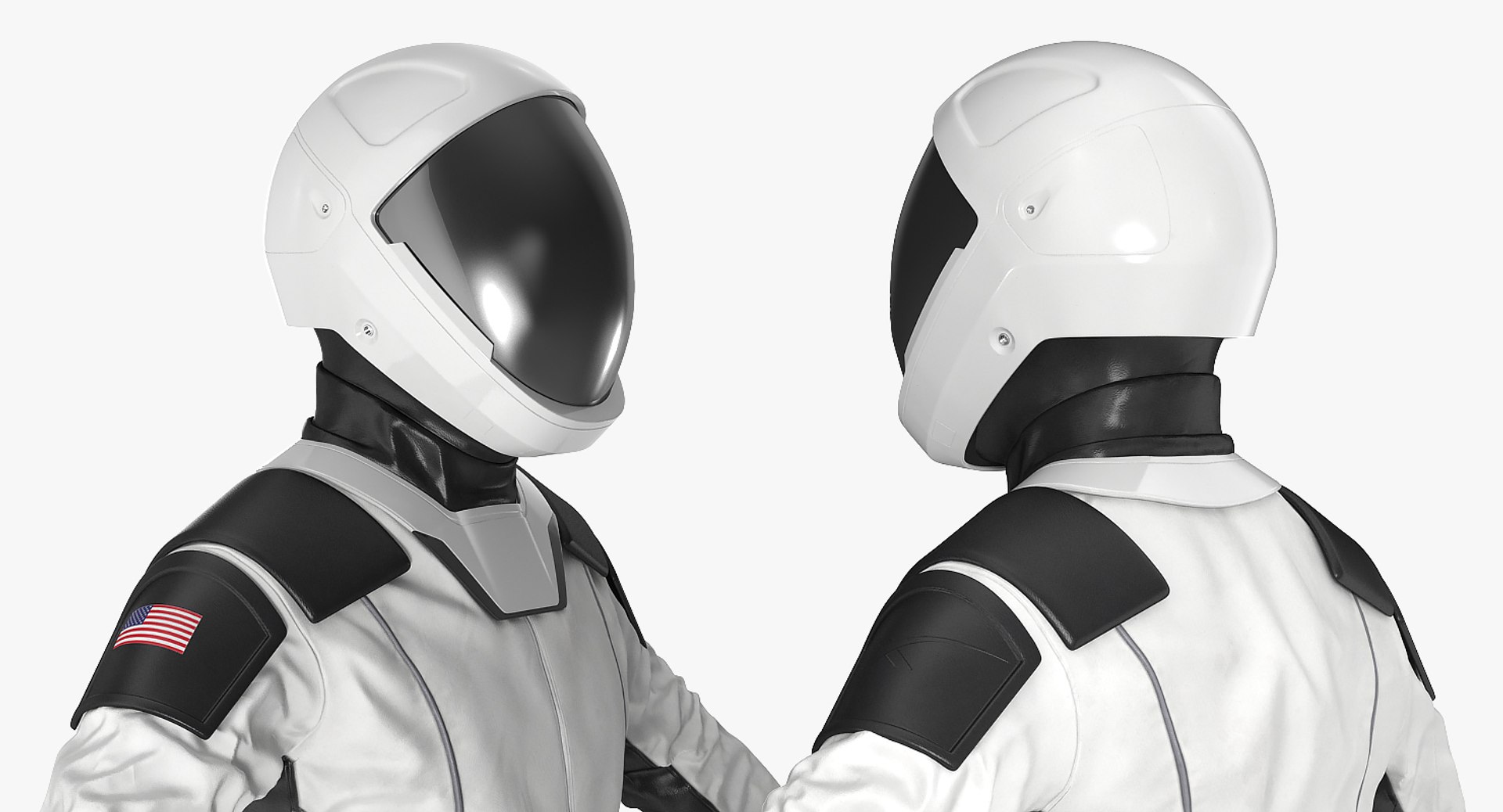 Futuristic Astronaut Space Suit 3D Model - TurboSquid 1411004