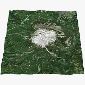 mount hood 3D model
