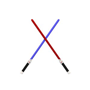 simple lightsabers 3D