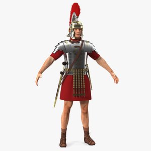 Roman Legionnaire A-Pose Fur