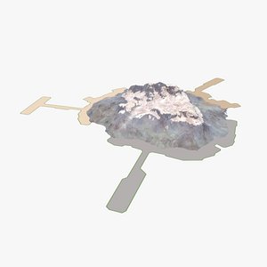 Montina Peak Island 3D model