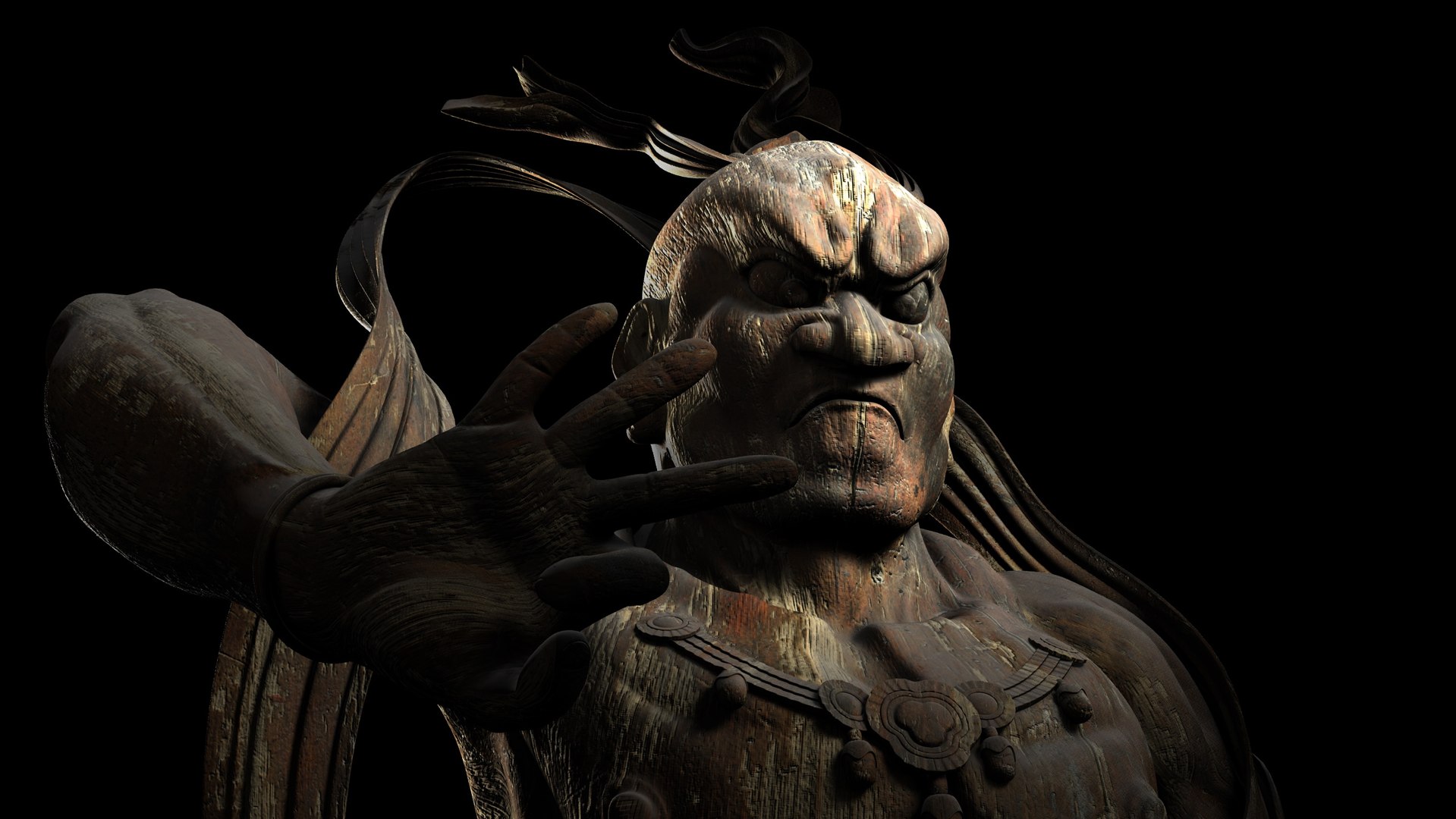 仁王仏像3Dモデル - TurboSquid 675017