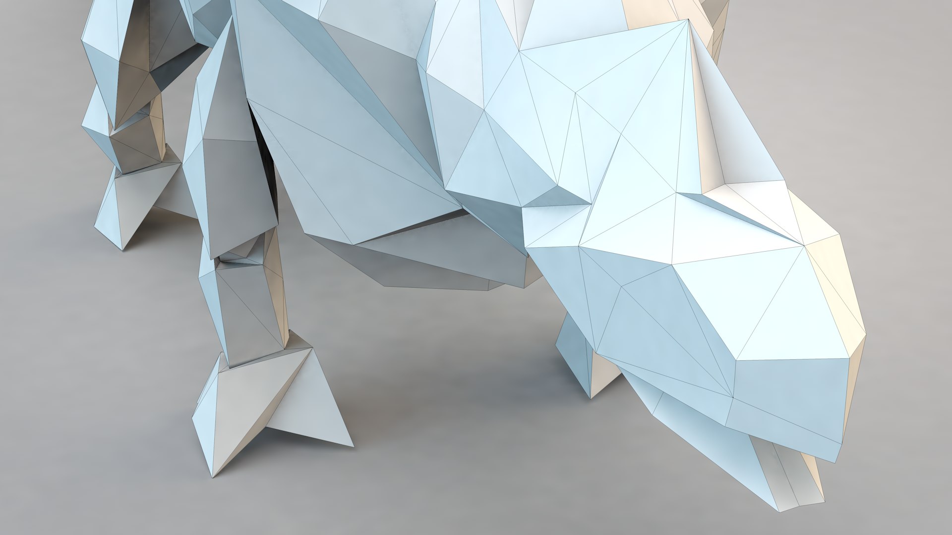Origami Stegosaurus 3D Model - TurboSquid 2033359