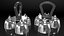 Silberne liturgische Altarglocke 3 Töne