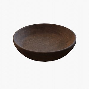 3D Wooden Plate