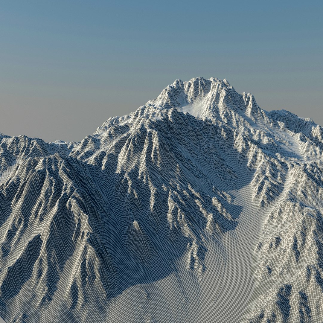 3D Model Mountain Terrain - TurboSquid 1199280