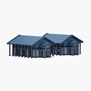 3D Greek State Building 11