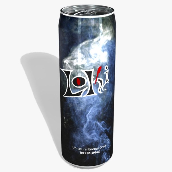modelo 3d Loki Brand Energy Drink Can - TurboSquid 605869