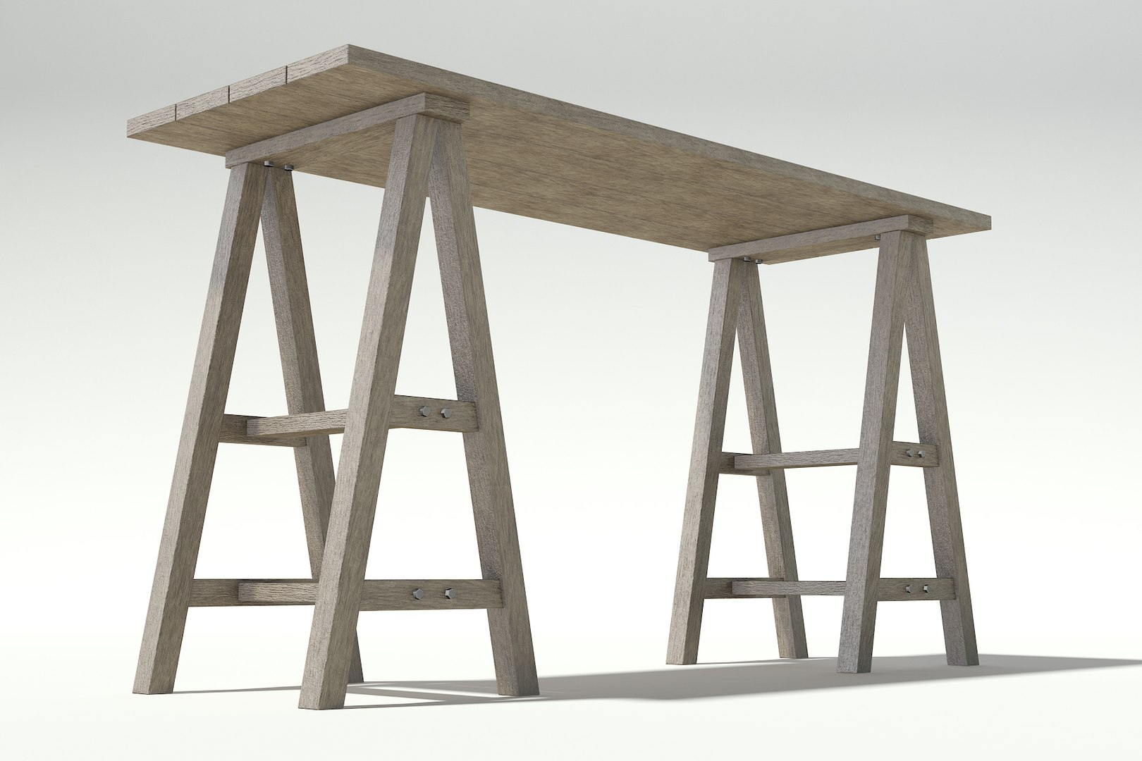 3D Rustic Table - TurboSquid 1327009