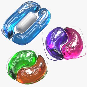 3D Detergent Pods model
