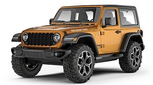 Jeep Wrangler 2 door 2024 3D model