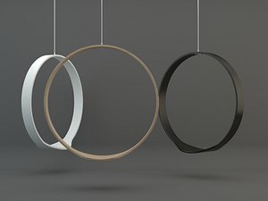 wooden circle rocking chair