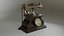 Vintage wooden telephone