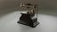 Vintage wooden telephone
