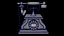 Vintage wooden telephone