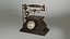 Vintage wooden telephone