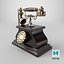 Vintage wooden telephone