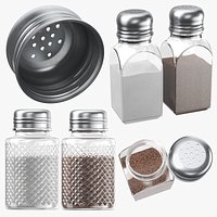 Detailed Salt And Peppers Shakers