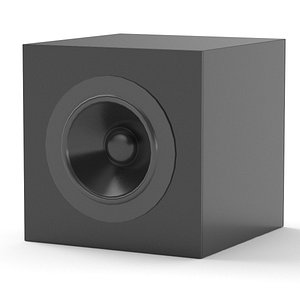 speaker v3 3D model