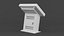 Information Kiosk 3D model