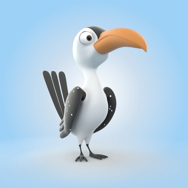 Cartoon Bird 3D Models for Download | TurboSquid