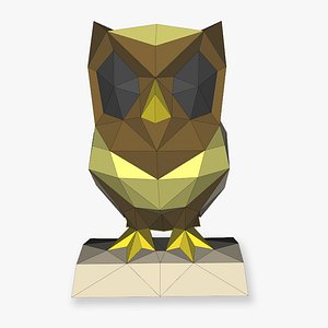 3D Owl  small 3D Papercraf model