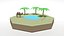 oasis scene 3D model