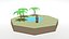 oasis scene 3D model