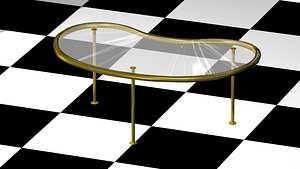 Kidney Shaped Table