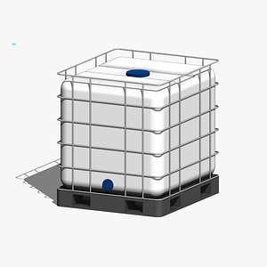 IBC Water Tank - Revit Family 3D model