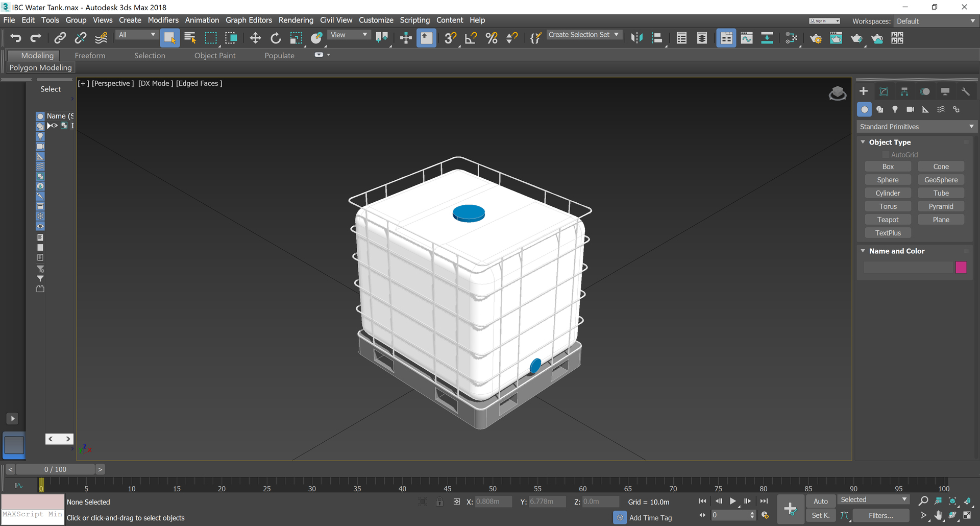IBC Water Tank Revit Family 3D model TurboSquid 1823134
