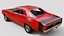 Classic Muscle Car Realistic and Game-Ready 3D model