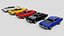 Classic Muscle Car Realistic and Game-Ready 3D model