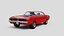 Classic Muscle Car Realistic and Game-Ready 3D model