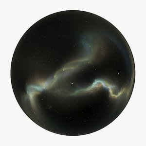 3D 360 degree 16k HDRI full sphere panoramic space background with starfield and nebula SB-3598