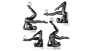 Two Tikmakrevan doll figures model