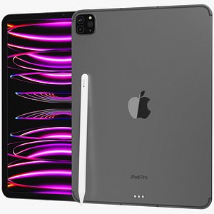 Apple iPad Pro 2022 11-inch 4th gen WiFi- Cellular with Pencil Gray