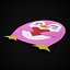 Penguin Heart Card