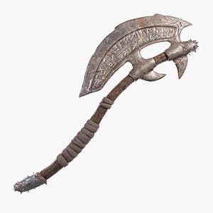 Viking Axe Low-poly 3D model