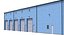 Blaues Industriegebäude 36 PBR