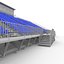Bleachers 48 3D model