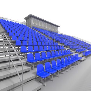 Bleachers 48 3D model
