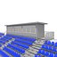 Bleachers 48 3D model