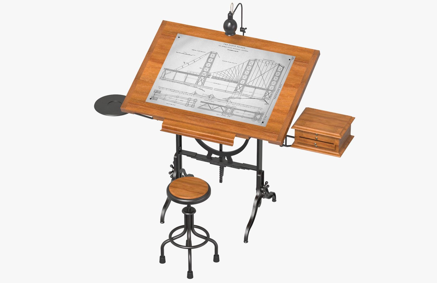 3D Antique Drafting Table https://p.turbosquid.com/ts-thumb/uh/o3Sisx/0B/draftingtable_09/jpg/1764672379/1920x1080/fit_q87/ef4561266fc4ac8800ad2715dd242a6fcd13efc4/draftingtable_09.jpg