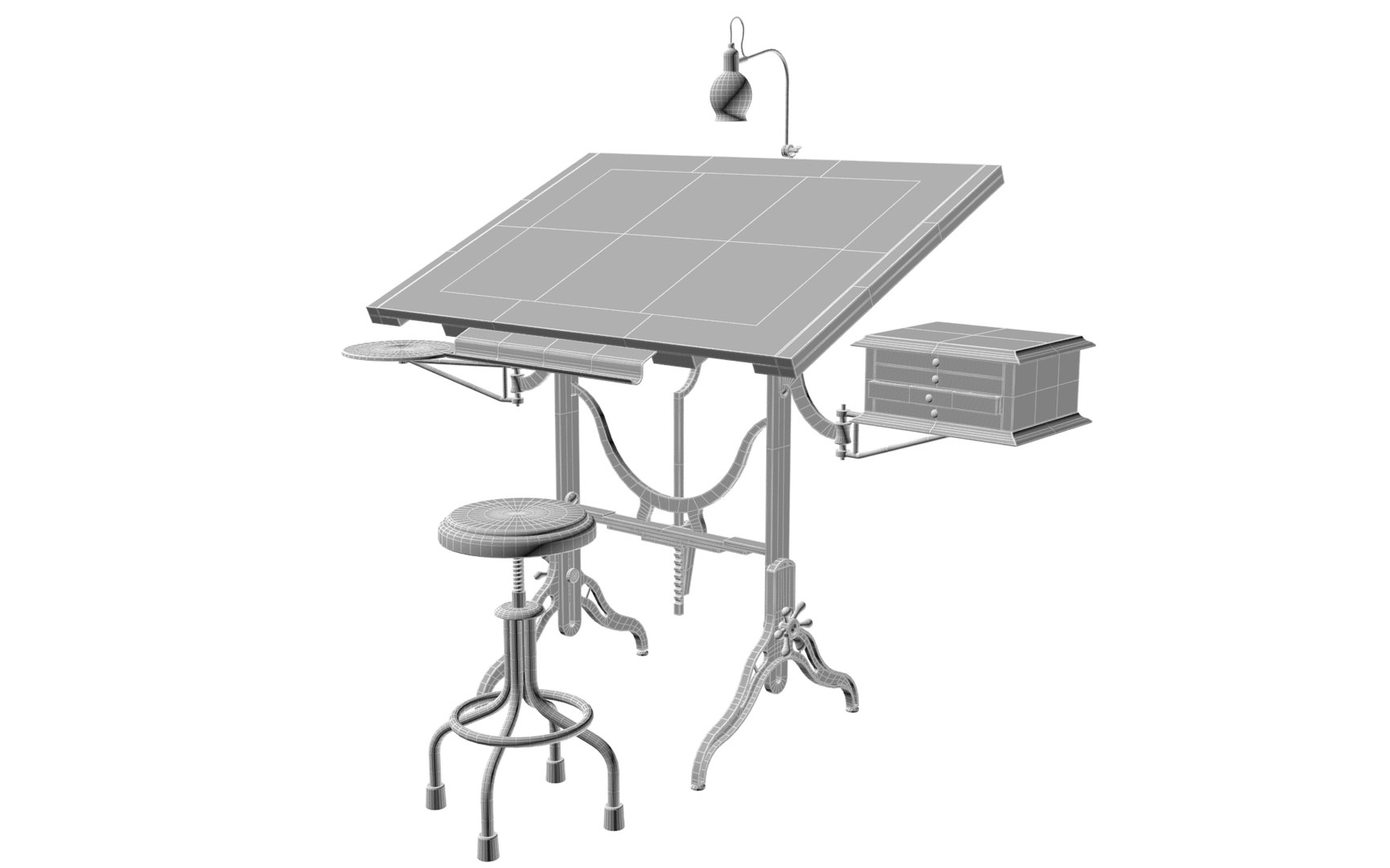 3D Antique Drafting Table https://p.turbosquid.com/ts-thumb/uh/o3Sisx/mC/draftingtable_20/png/1764672380/1920x1080/fit_q87/4a16a616016b988a67776b705d1eaf9a41c440e6/draftingtable_20.jpg