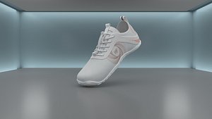 3D model Running Shoe White 3D Model