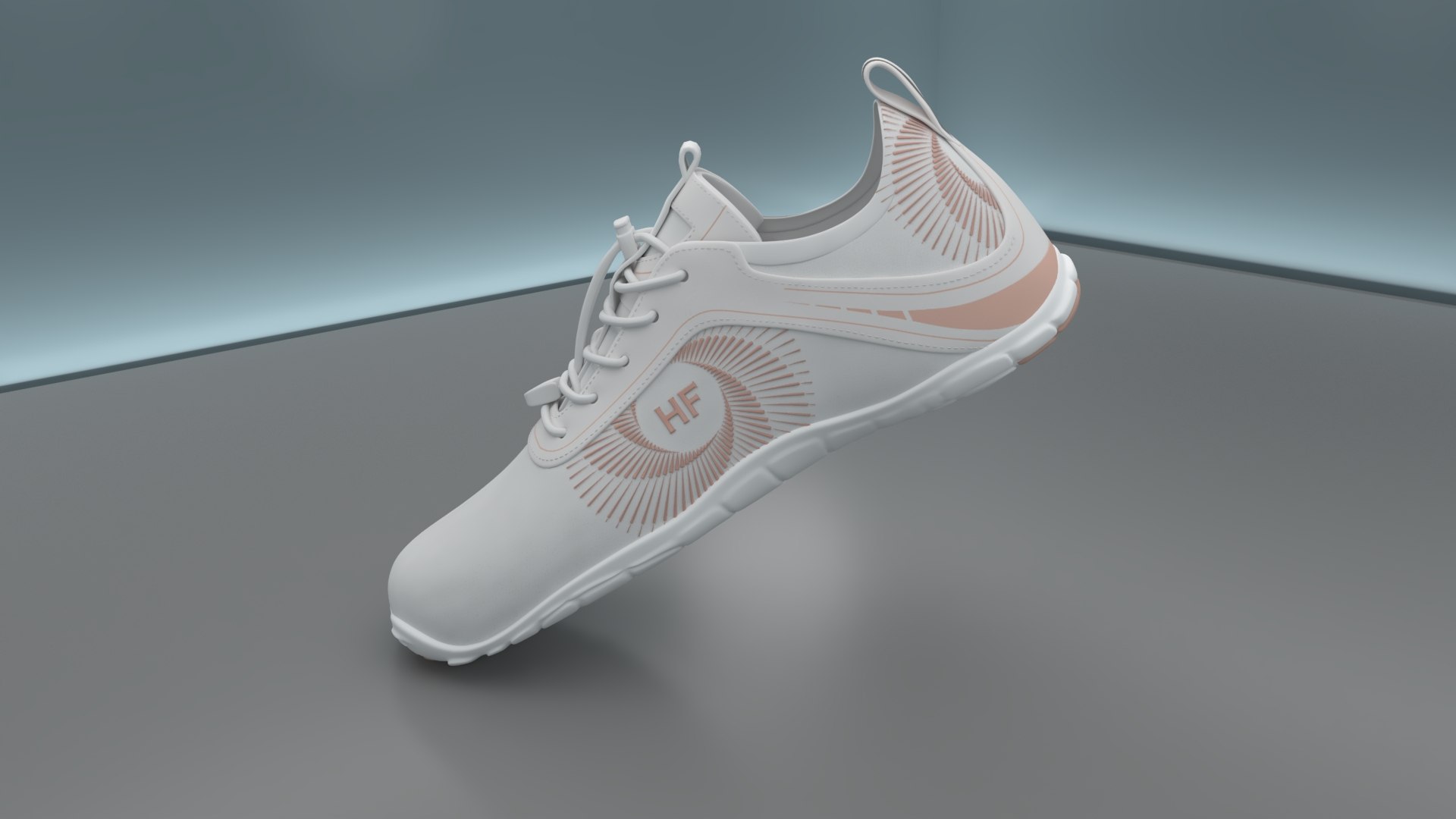 3D Model Running Shoe White 3D Model - TurboSquid 2514445