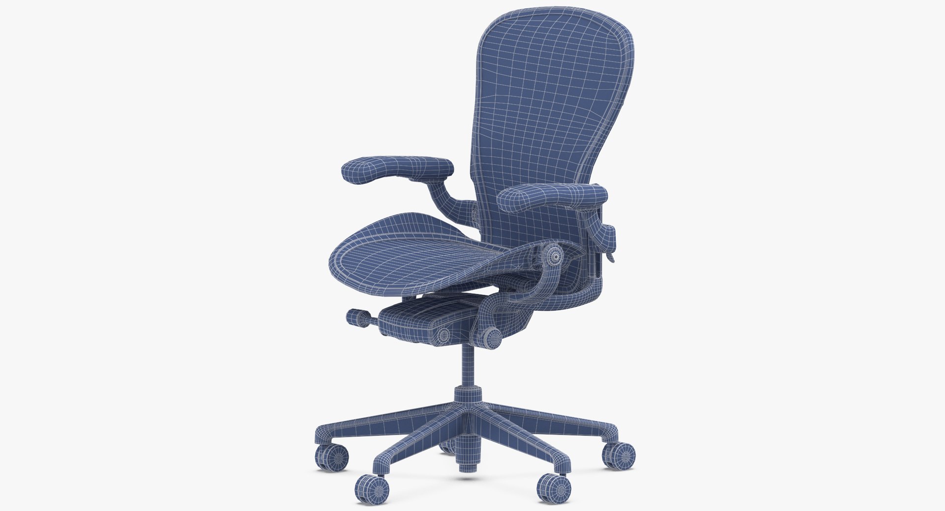 Herman miller aeron chair model TurboSquid 1267512